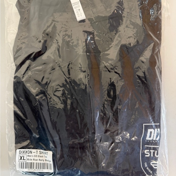 Dixxon Sturgis Motorcycle Ride Roar Rally Badge  Shirt Men Black  New In Bag XL - Picture 6 of 6